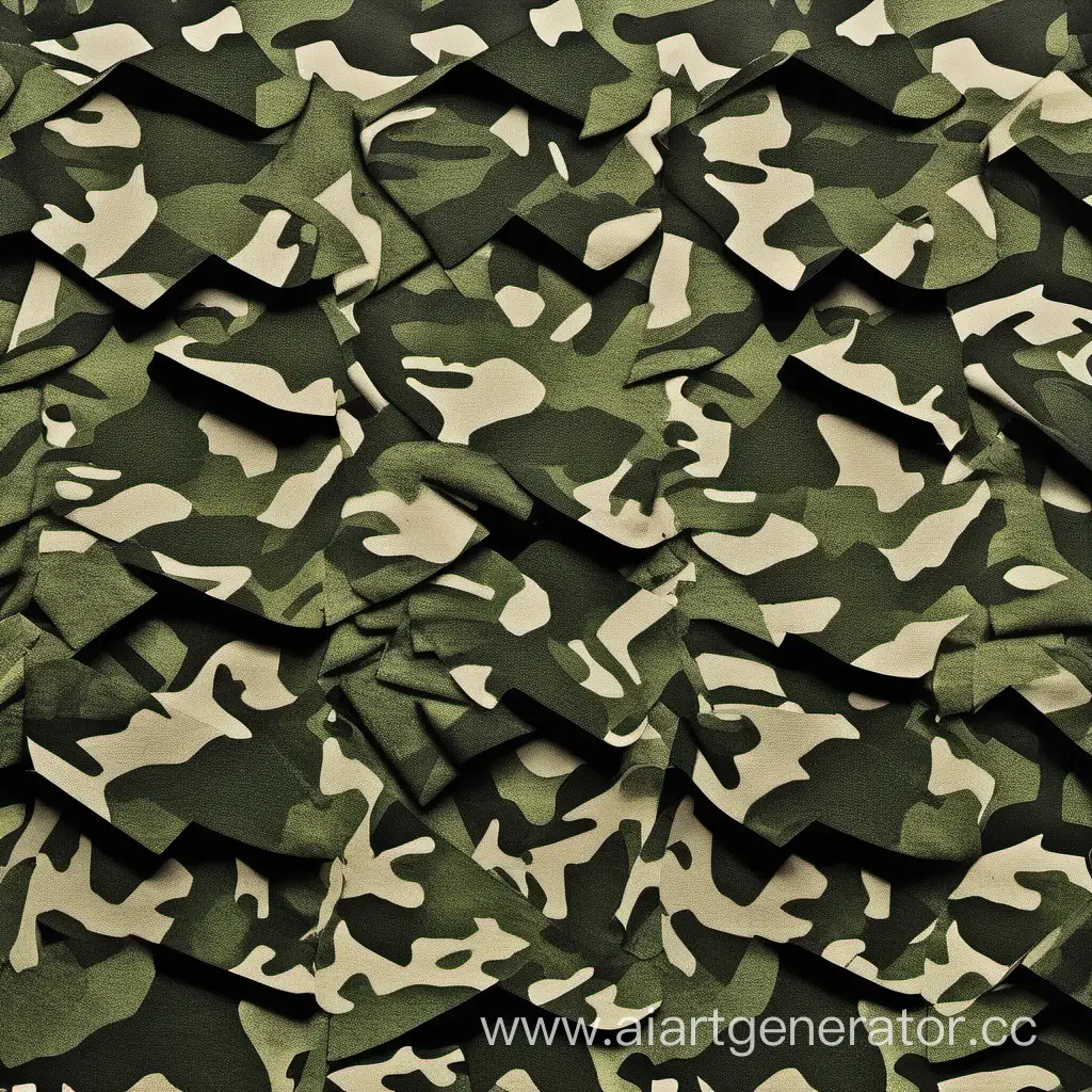 Collage-of-Camouflage-Pattern-Photographs