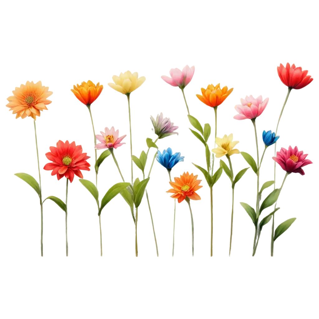 Vibrant-Bouquet-of-Colorful-Flowers-in-PNG-Format-Enhancing-Online-Presence-and-Applicability