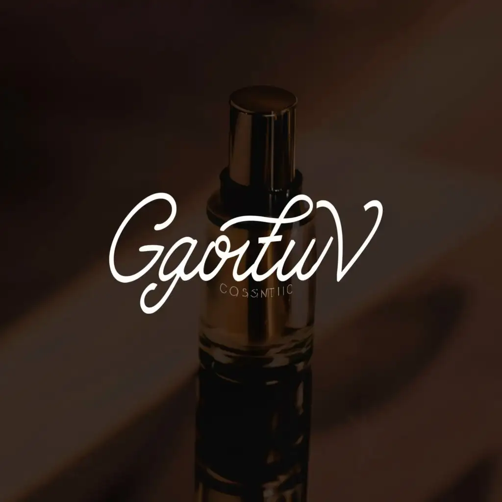 logo, cosmtic, with the text "goutuv", typography