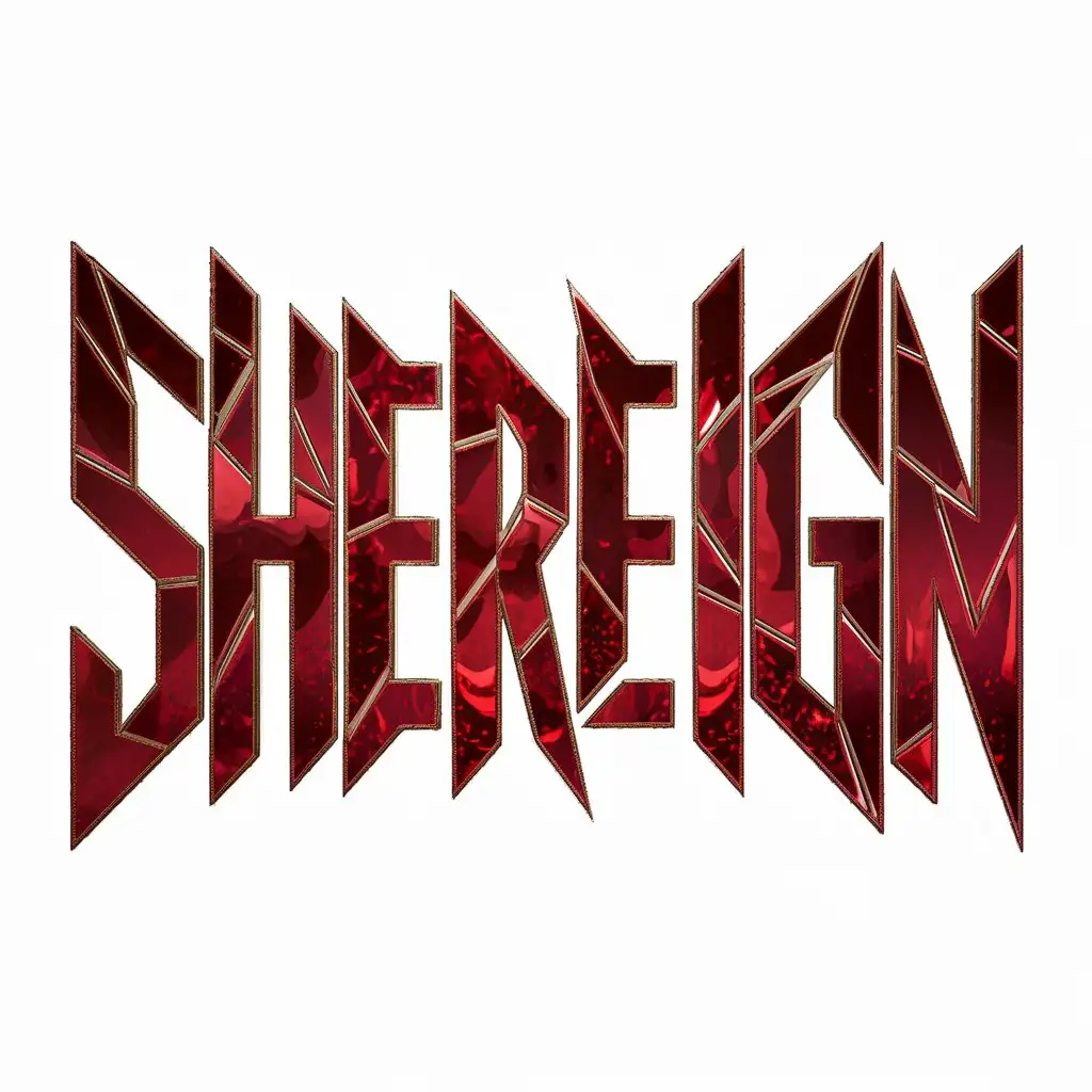 a rock band logo with the name Shereign on it