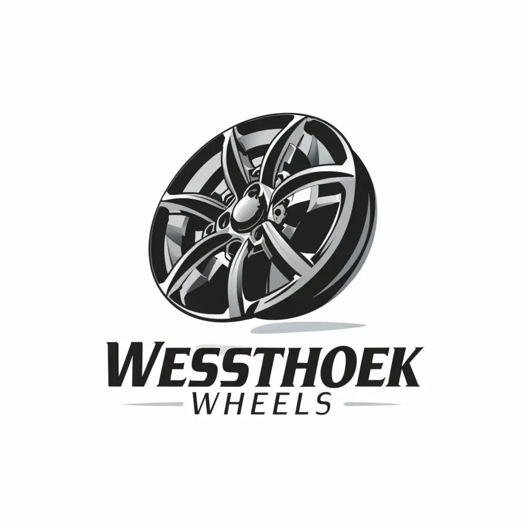 a logo design, with the text 'Westhoek Wheels', main symbol: Something with cars, Complex, be used in Automotive industry, clear background