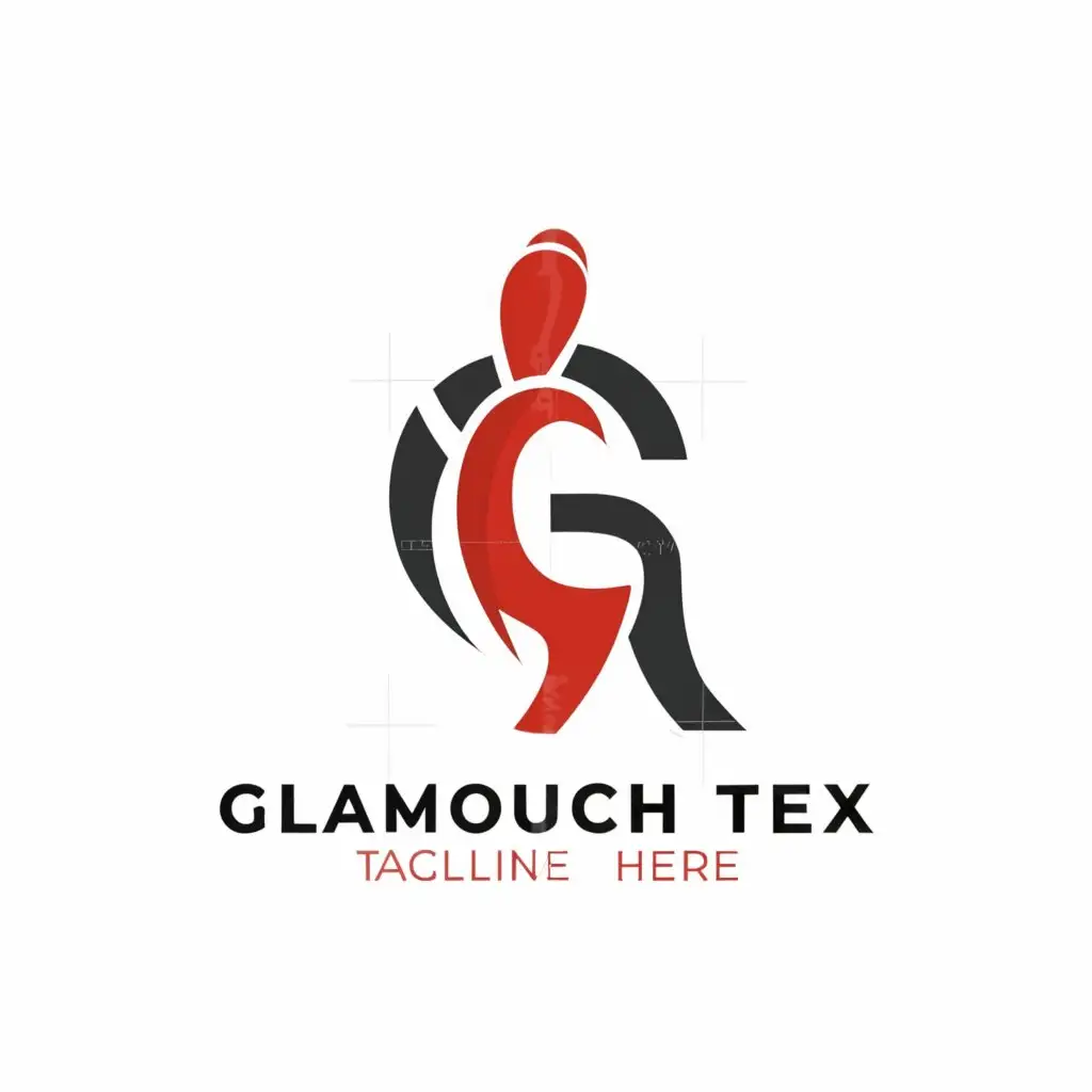 a logo design,with the text "Glamourich Tex", main symbol:Apparel,Moderate,clear background