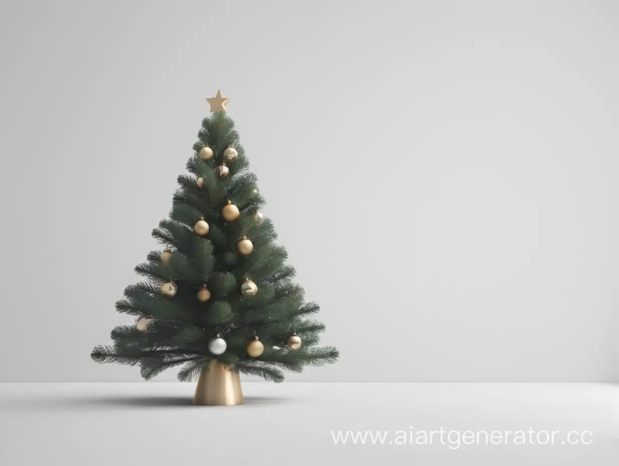 Minimalist-Christmas-Tree-Decor-Simple-Elegance-for-Festive-Tranquility