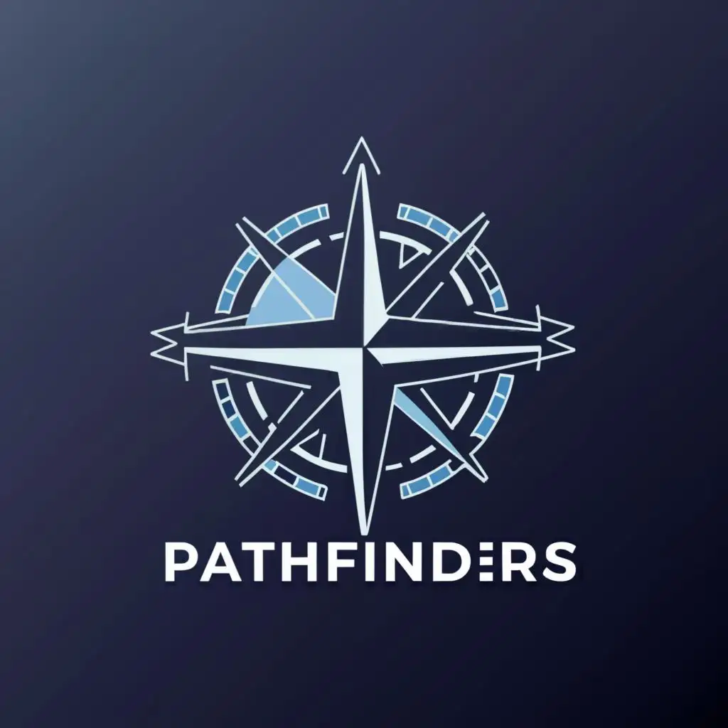 a logo design,with the text "Pathfinder", main symbol:project management,Moderate,be used in Finance industry,clear background