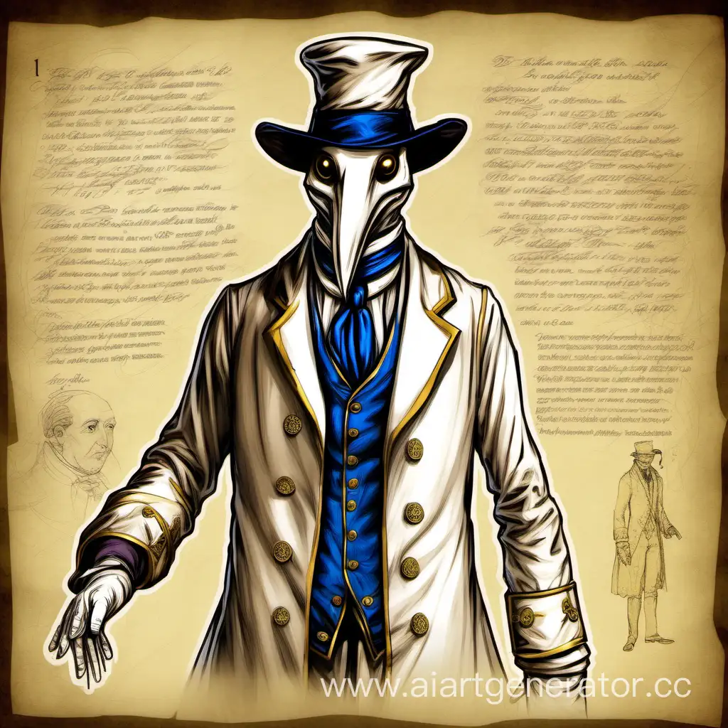 Elegant-18th-Century-Itinerant-Doctor-Portrait-with-Plague-Doctor-Mask