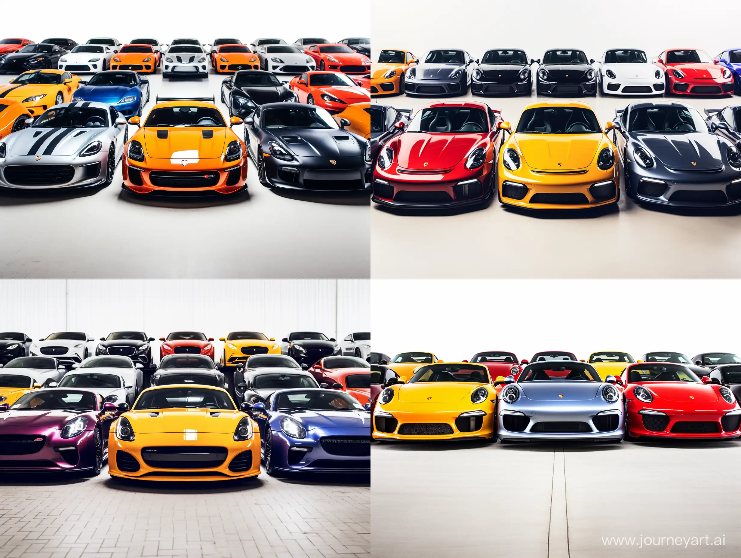 Luxury-Sports-Cars-Collection-on-Clean-White-Background