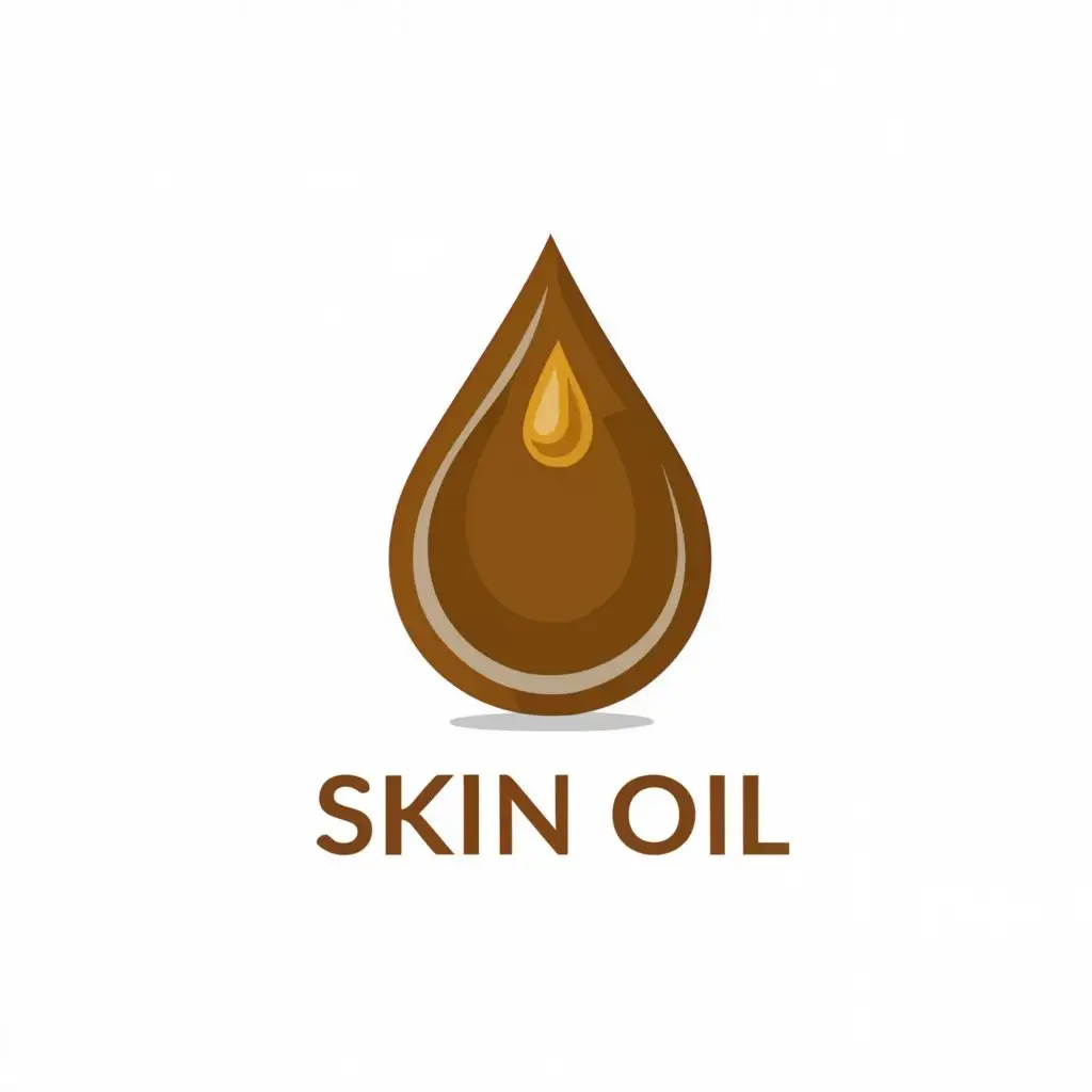 a logo design,with the text "Skin oil", main symbol:Skin oil,Moderate,be used in Education industry,clear background