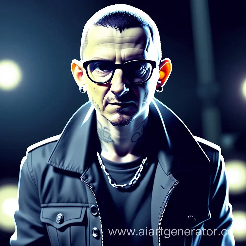 chester bennington from the videoclip "numb"