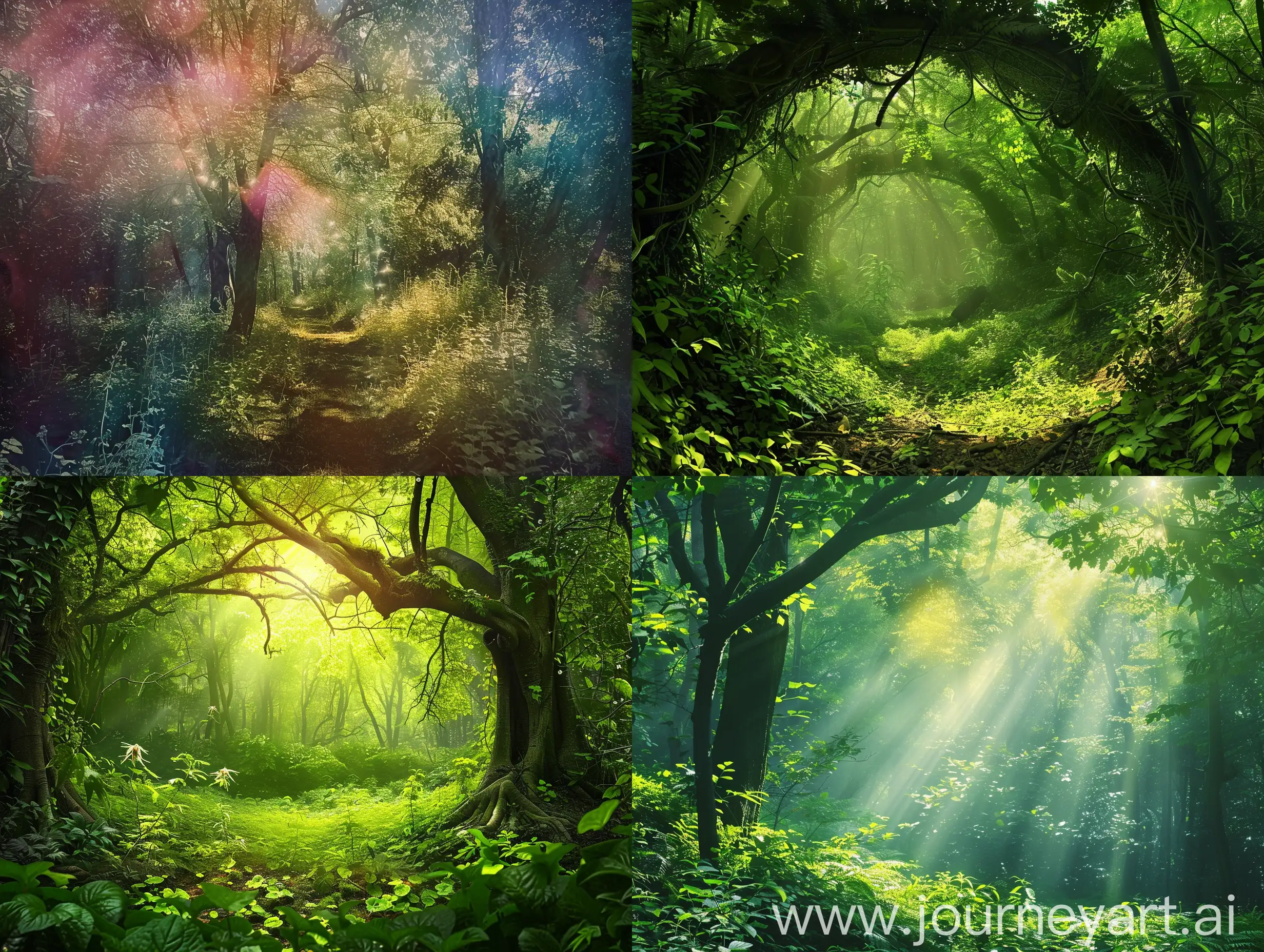 Vibrant-Hallucinogenic-Forest-Enigmatic-Colors-and-Intriguing-Vistas