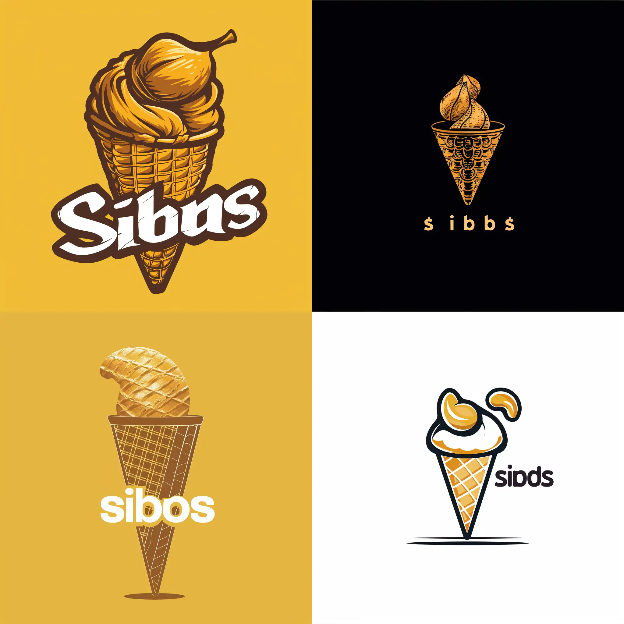 Логотип для бренда с названием sibnuts, обязательно с деловой шишкой, вписанной в название бренда