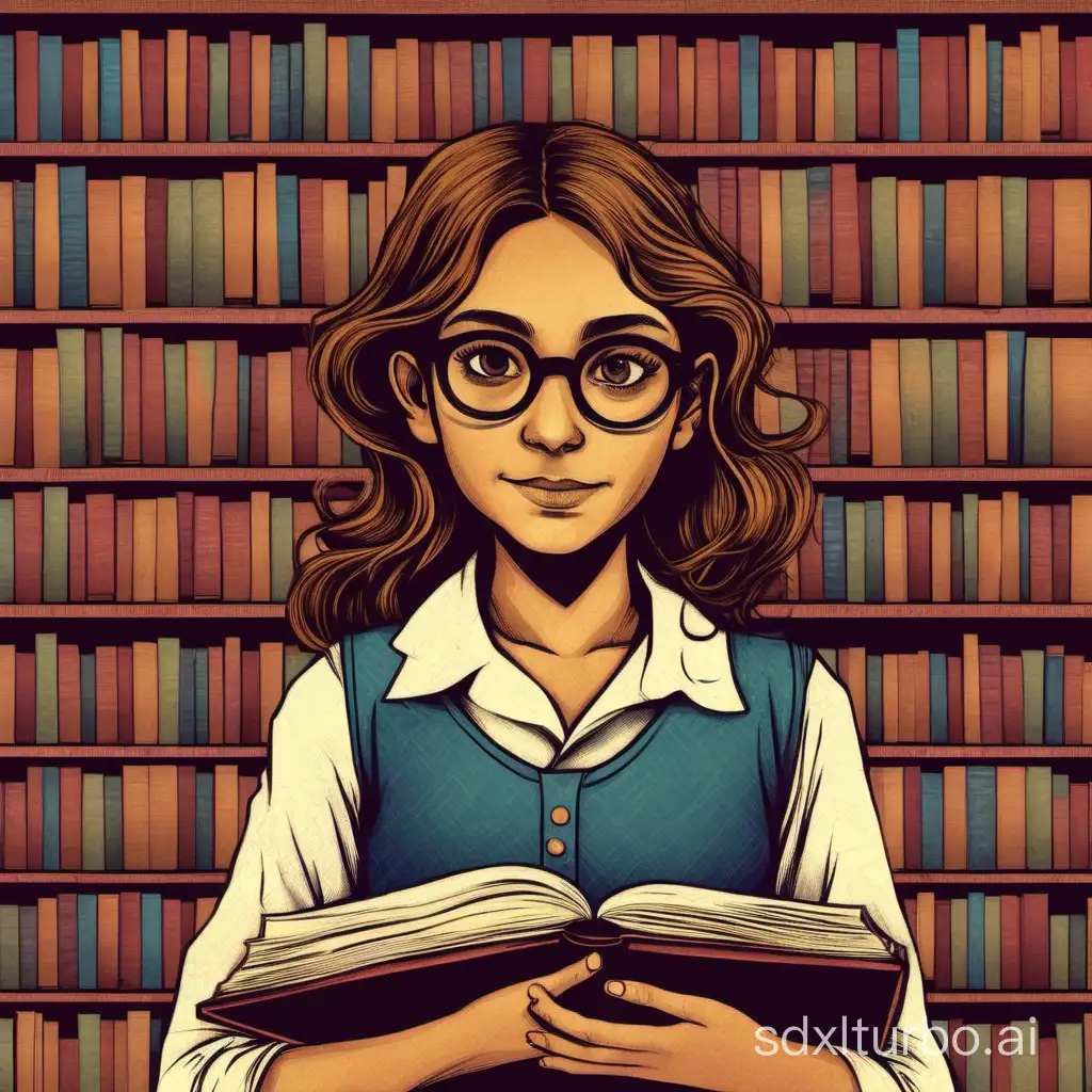 María, a young librarian fond of
riddles.