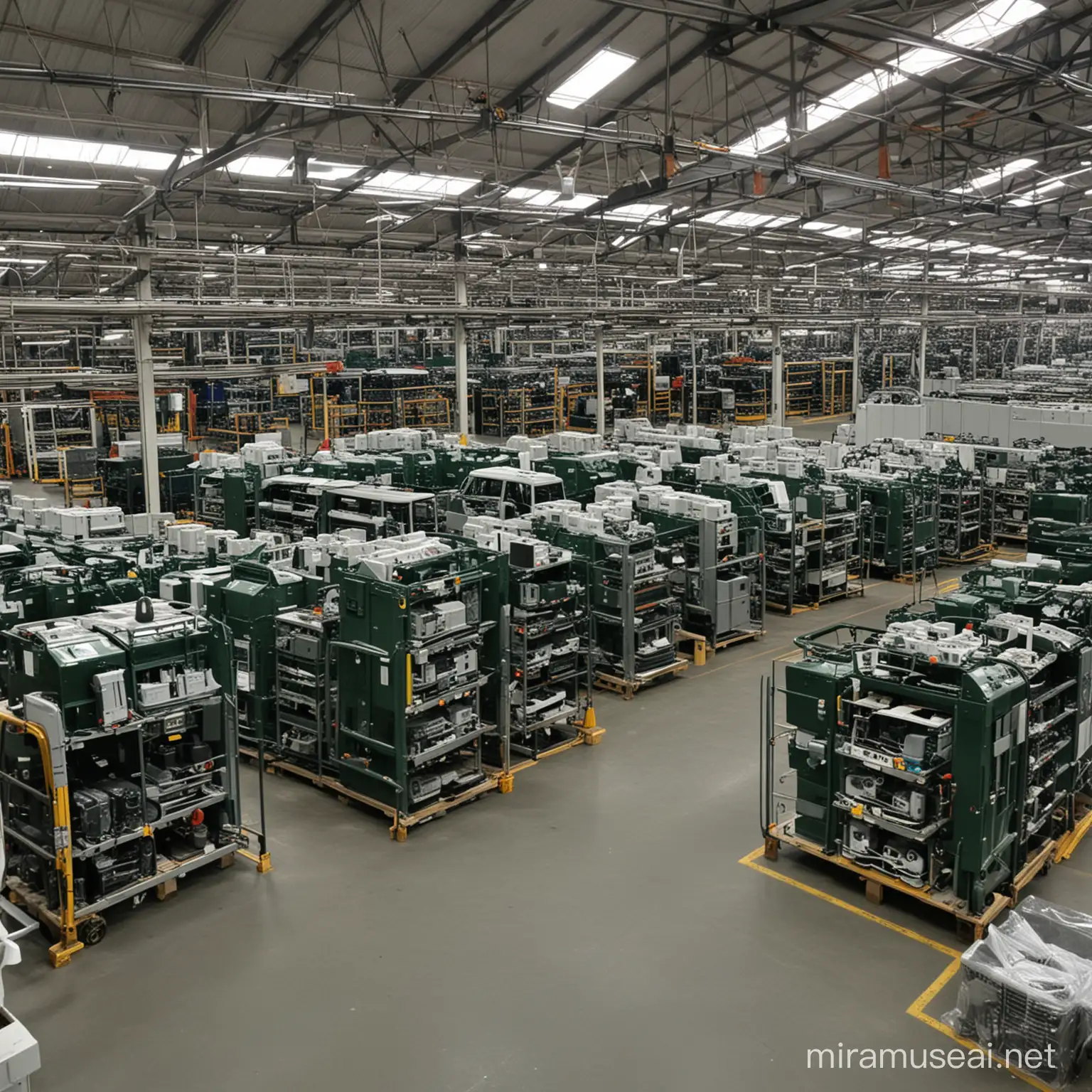 Land Rover Spare Parts Production Line in Modern Factory