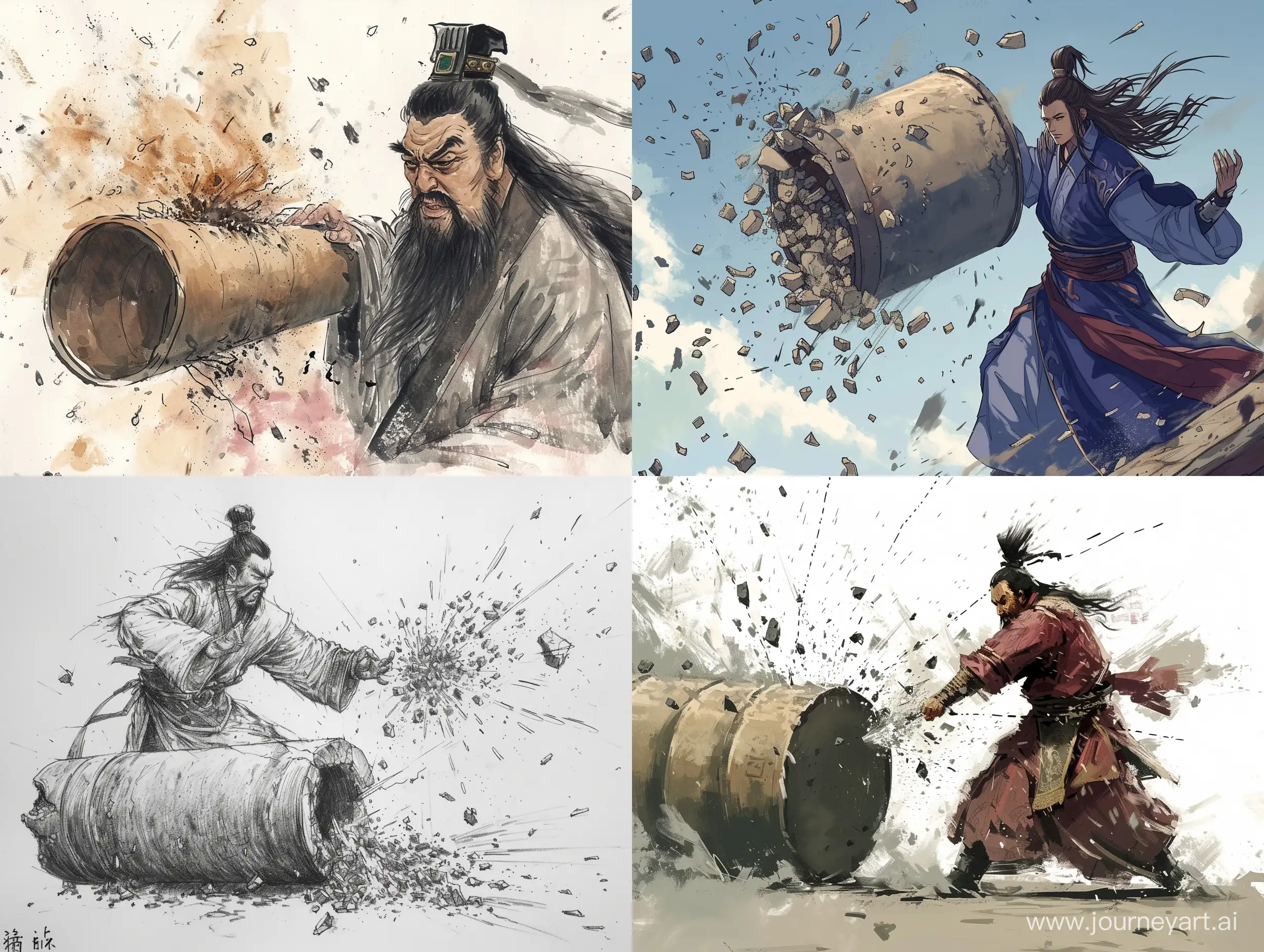 Sima-Guang-Smashes-the-Cylinder-in-a-Historic-Scene
