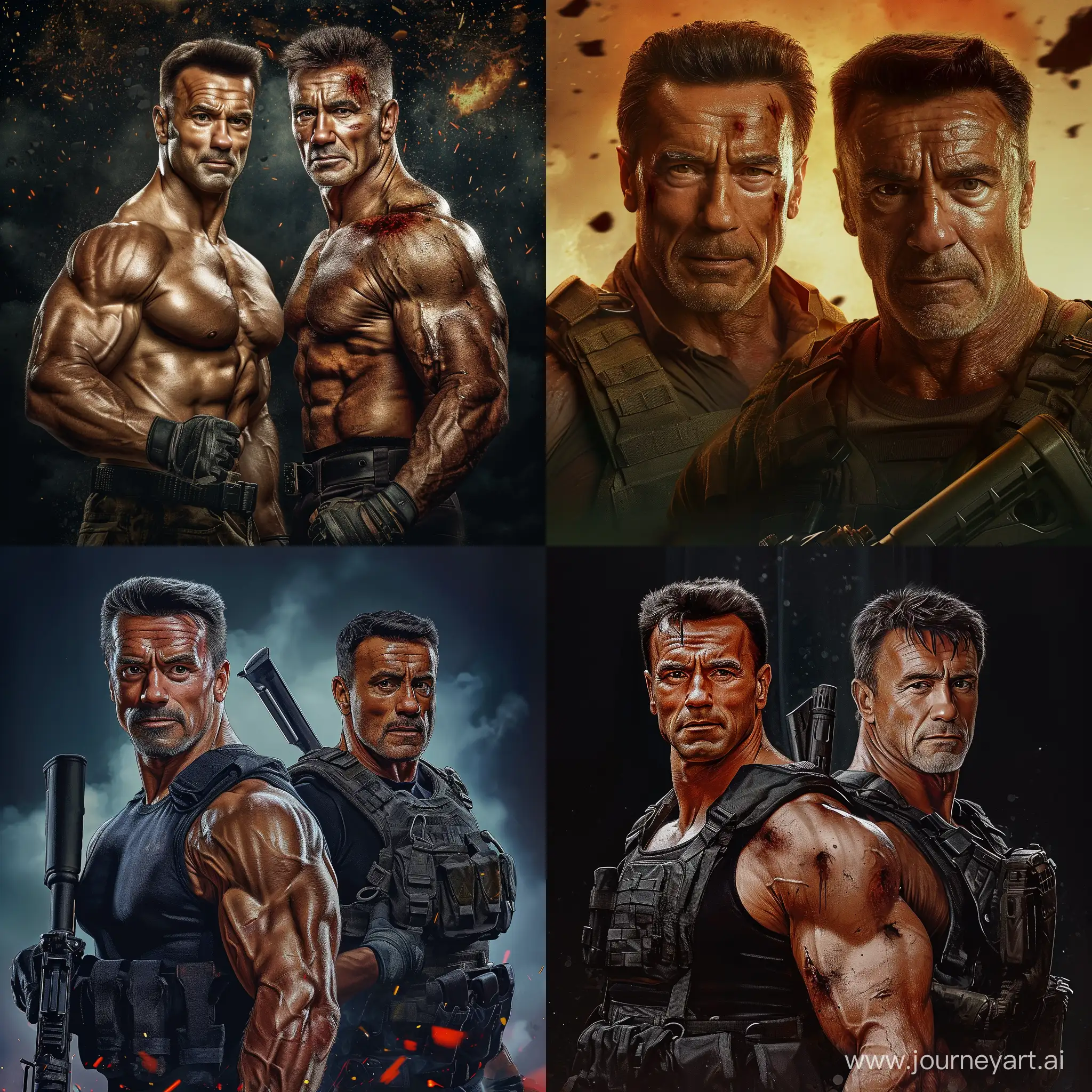 Ultimate-Action-Hero-Arnold-Schwarzenegger-and-Sylvester-Stallone-Mix