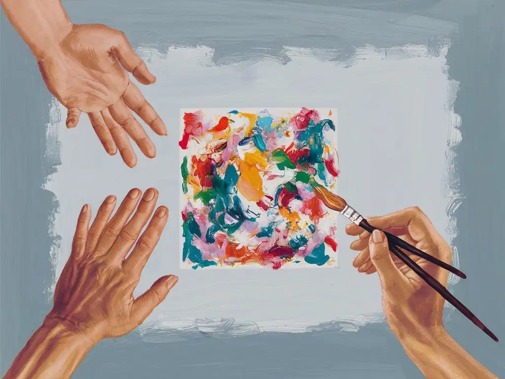 Colorful-Background-Creation-Artistic-Hands-Painting