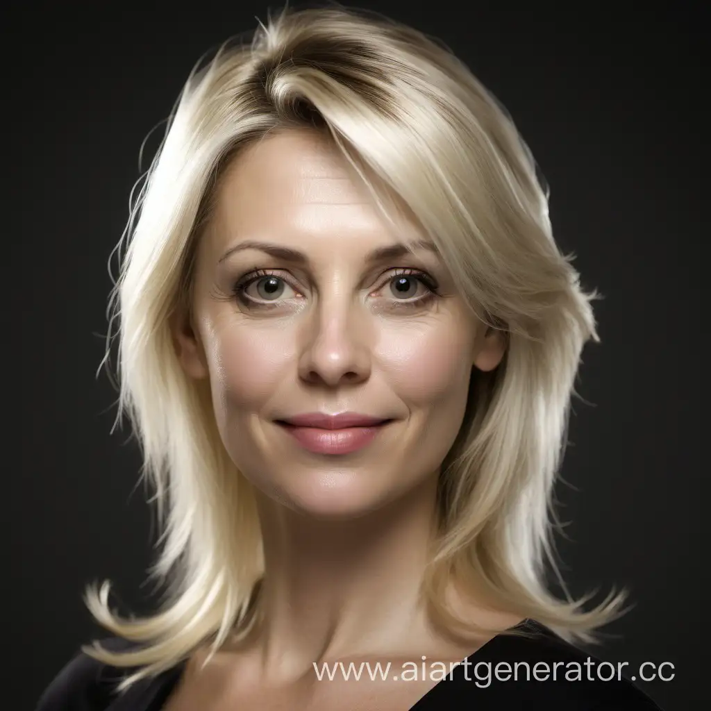 Realistic-Portrait-of-a-Blonde-Woman-in-Her-40s