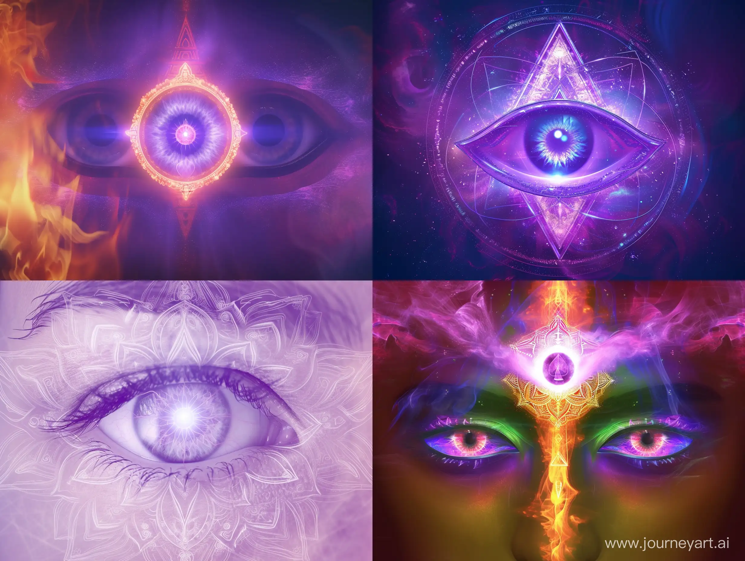 Vibrant-Third-Eye-Chakra-Meditation-Art-with-Sacred-Geometry