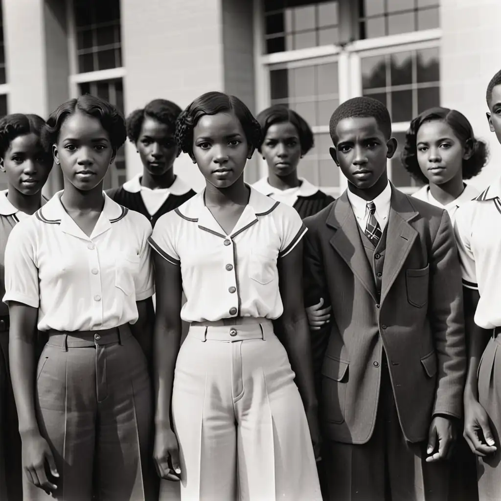 AfricanAmerican High School Students in 1933