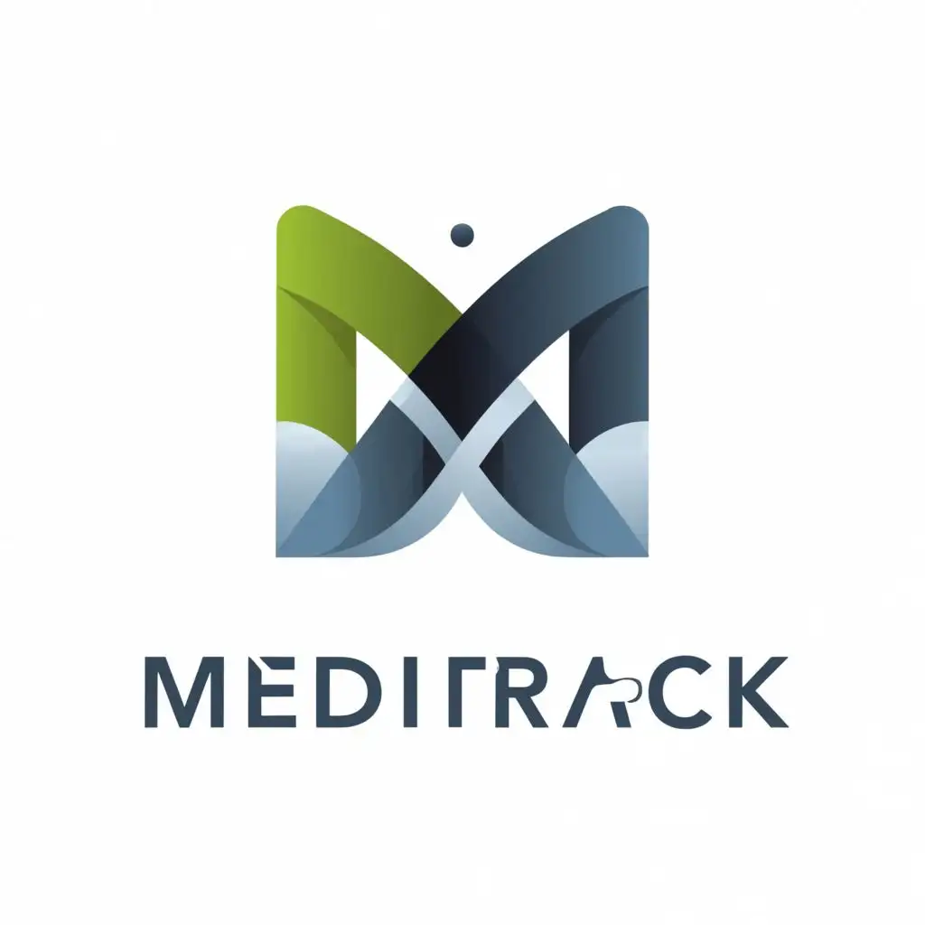 a logo design,with the text "MediTrack", main symbol:MediTrack,Moderate,be used in Medical Dental industry,clear background