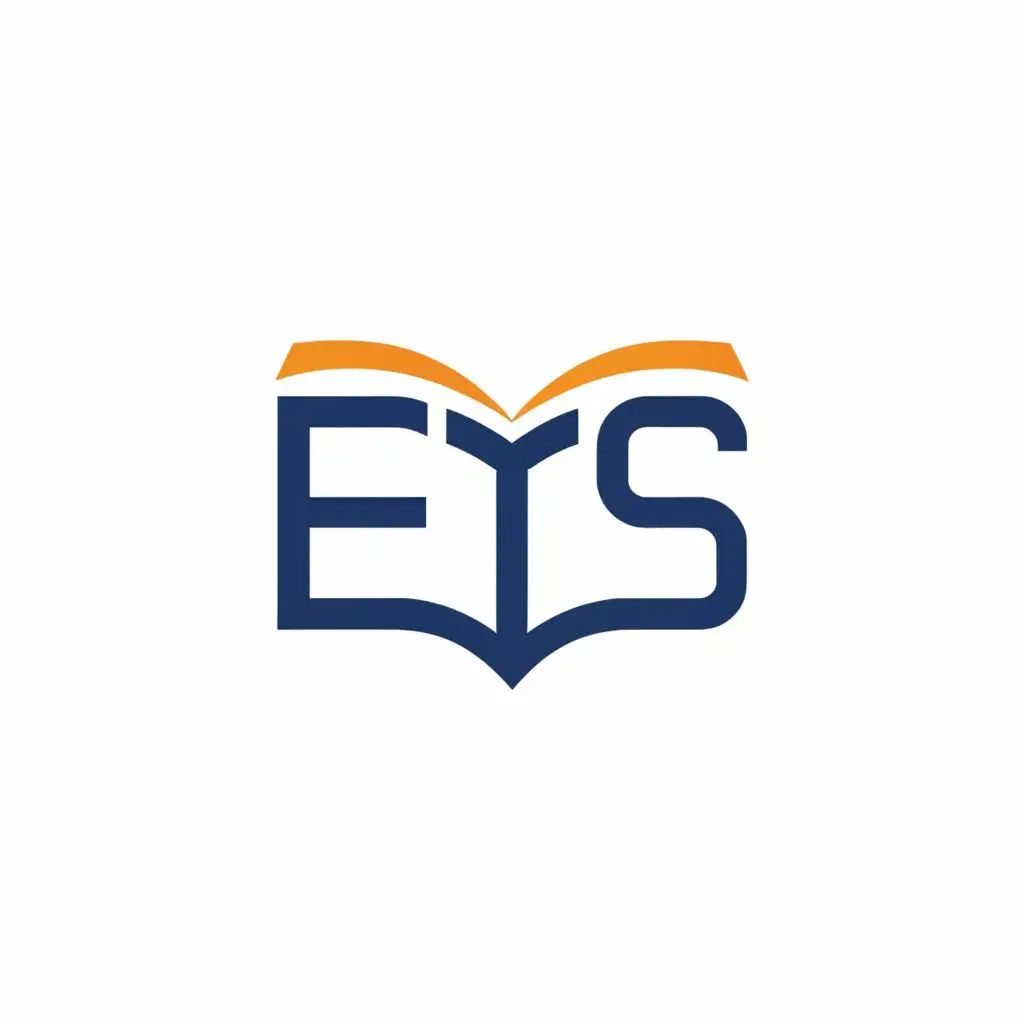 a logo design,with the text "ETS", main symbol:education,Moderate,be used in Education industry,clear background