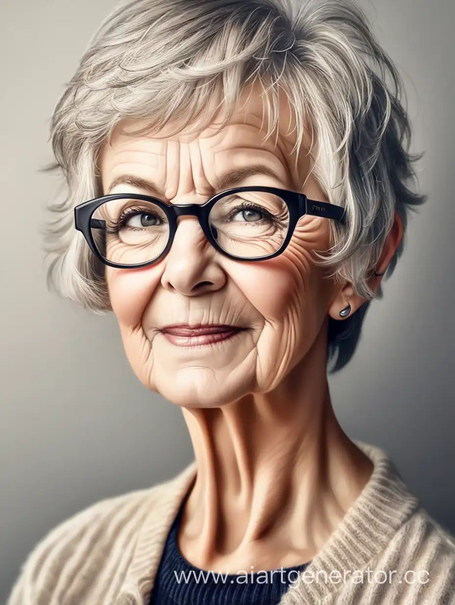 Elegant-Mature-Woman-with-Glasses-and-Chic-Short-Haircut