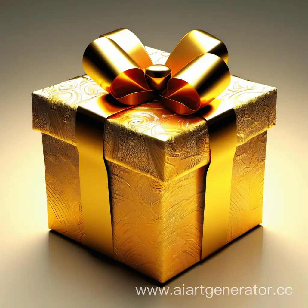 Exquisite-Golden-Gift-Elegant-Presentation-in-AI-Art