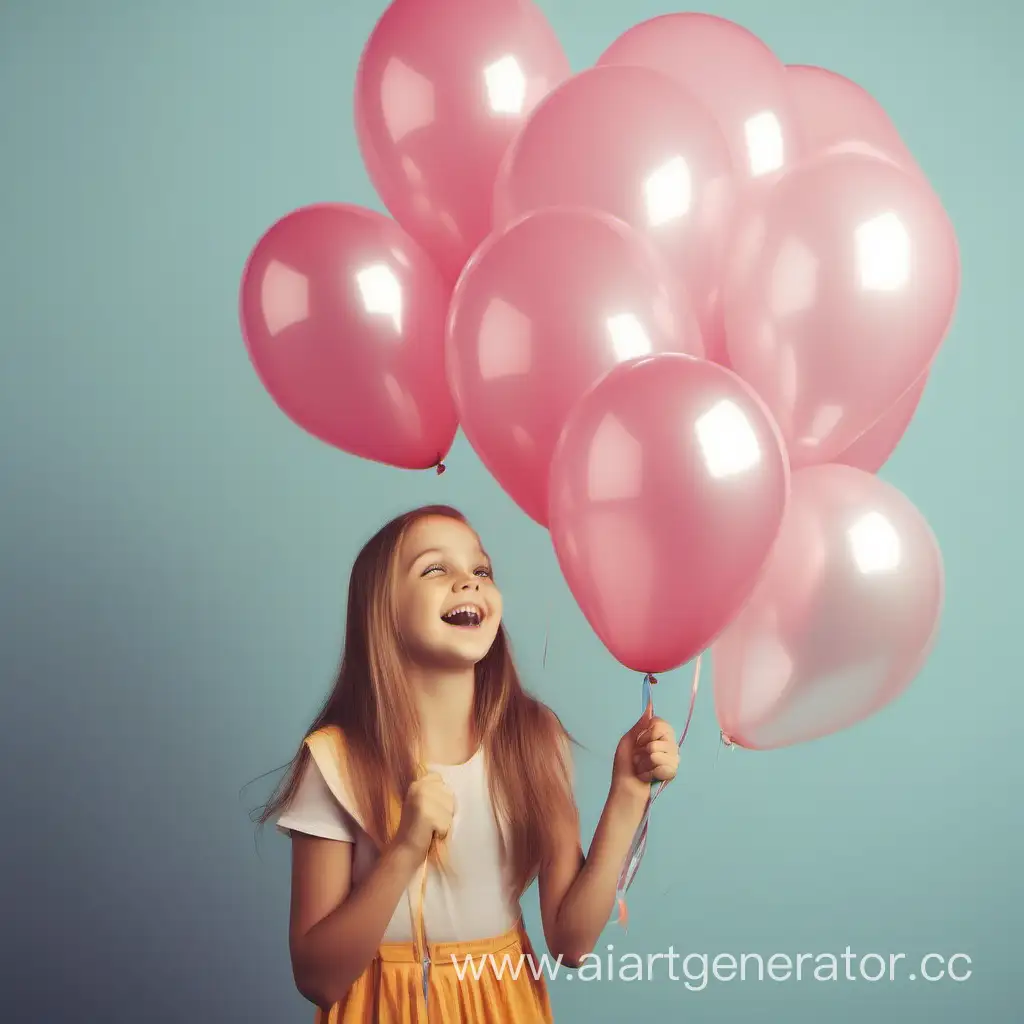 Joyful-Girl-Holding-Colorful-Helium-Balloons-for-Celebration