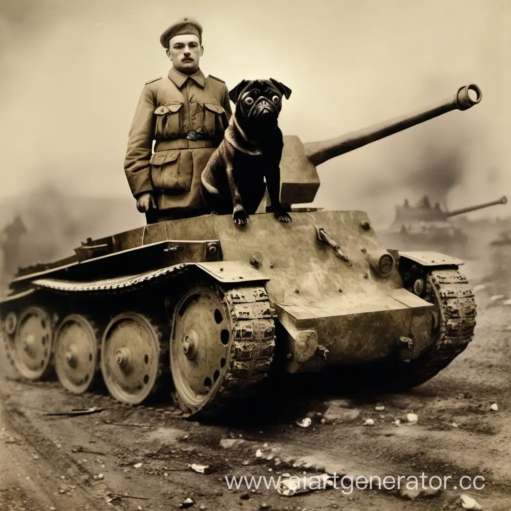 Solo-Pug-Soldier-in-the-Battlefields-of-Kuban