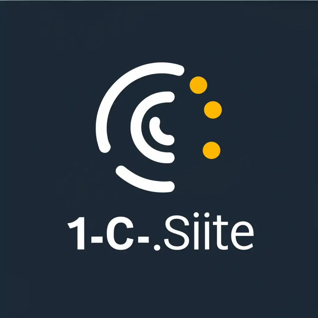 a logo design,with the text "1-c.site", main symbol:1c,complex,be used in Internet industry,clear background