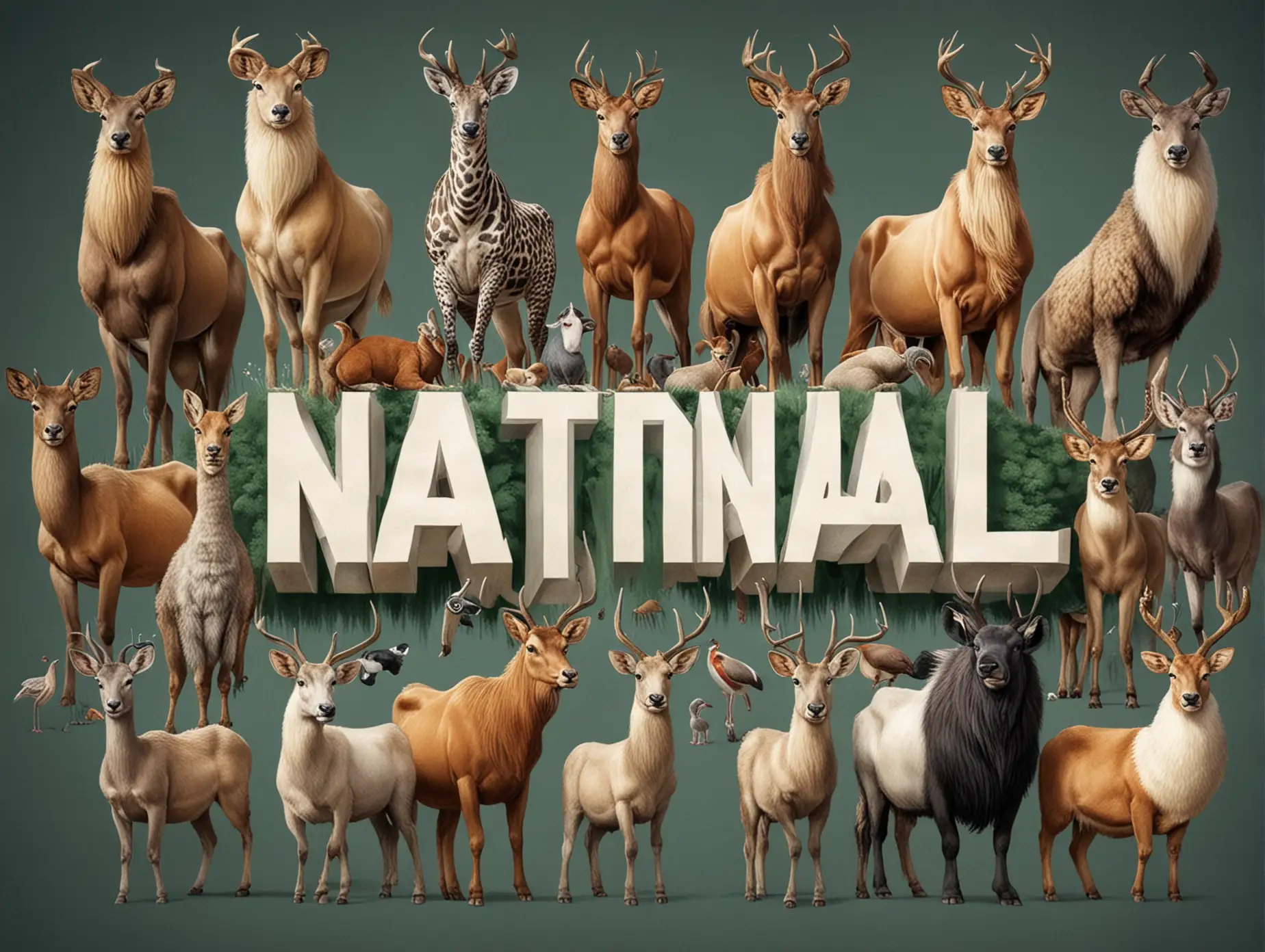 Majestic National Animals Roaming Wild