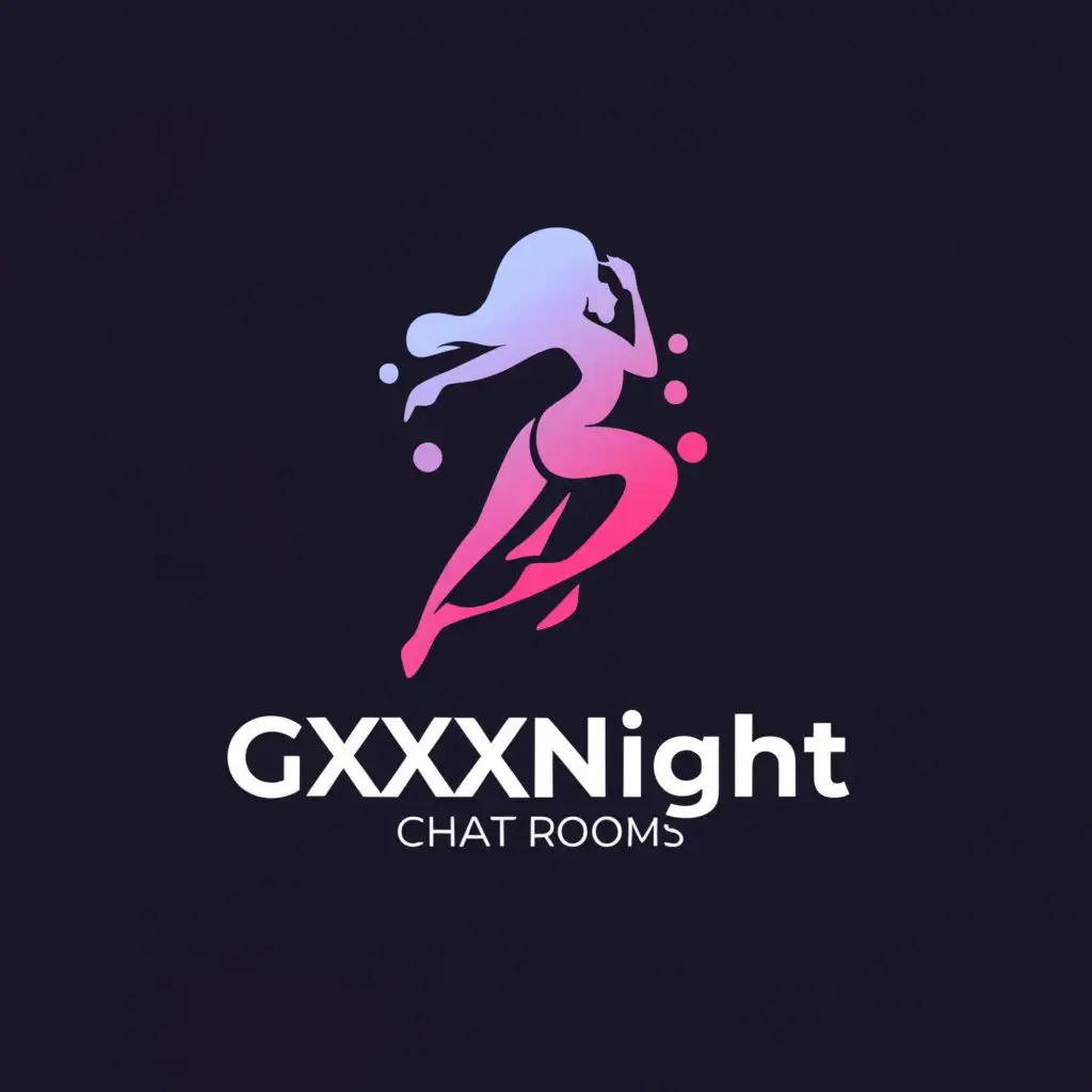LOGO-Design-For-Gxxxnight-Elegant-Text-with-Sensual-Chat-Room-Theme-on-Clear-Background
