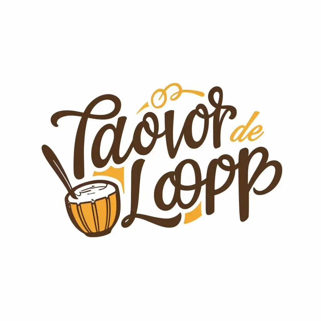 logo, Laçarote de Sabor, with the text "Flavor Loop", typography, be used in Restaurant industry