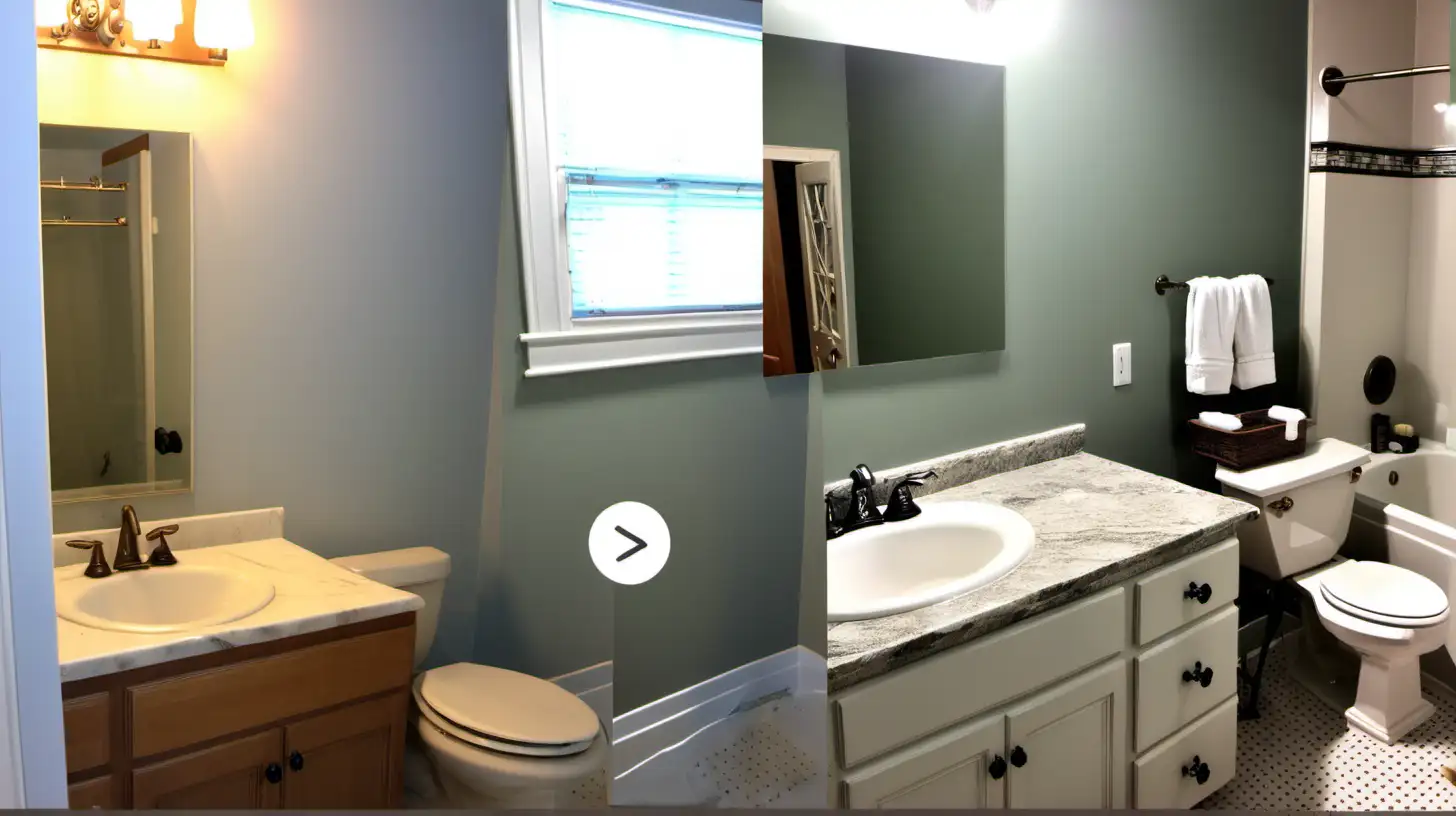 Stunning Before and After Transformation Bath Remodel