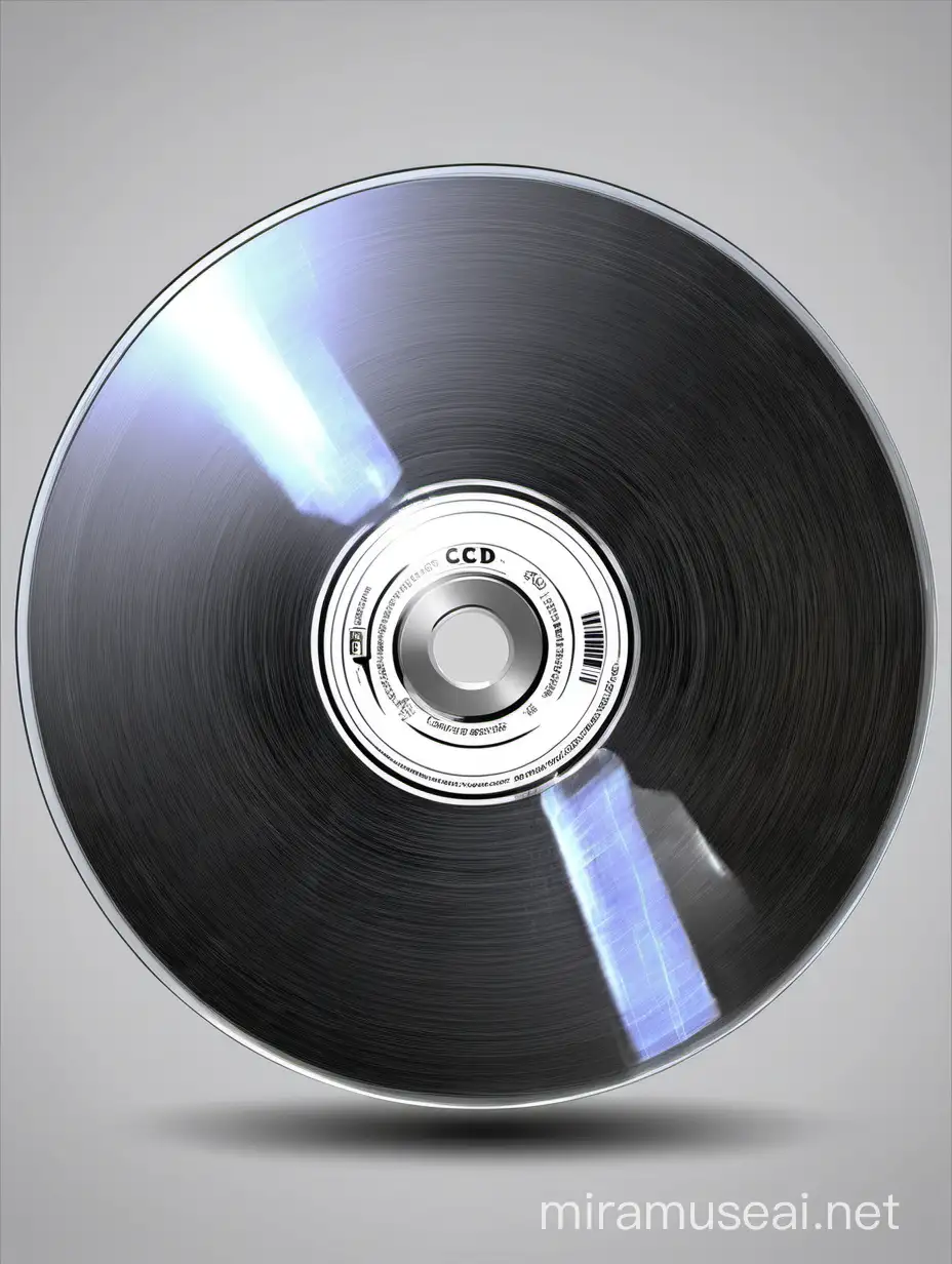 Generate a CD disc with scratches