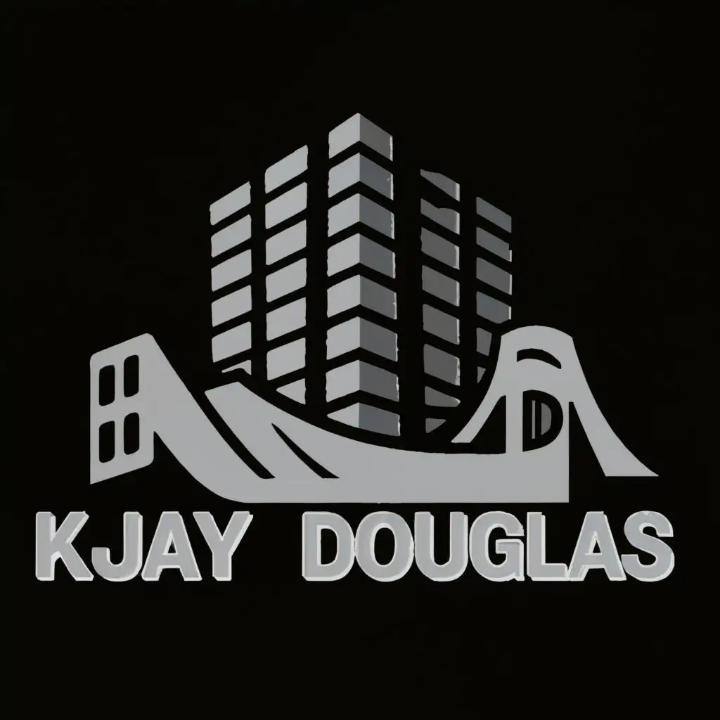 logo, building

, with the text "kjay douglas", typography, be used in Construction industry