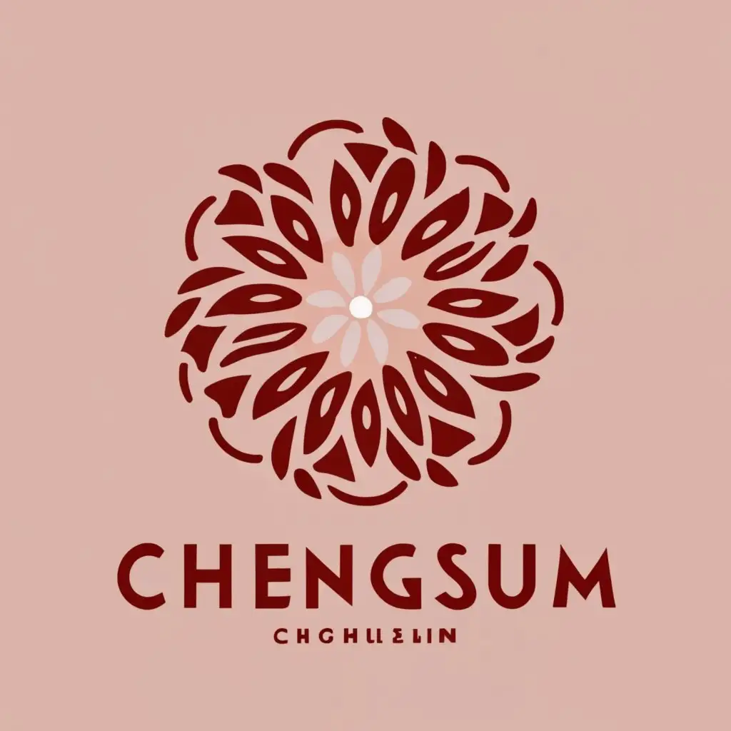 logo, CHRYSANTHEMUM, with the text "CHRYSANTHEMUM CHEONGSAM", typography, be used in Beauty Spa industry
