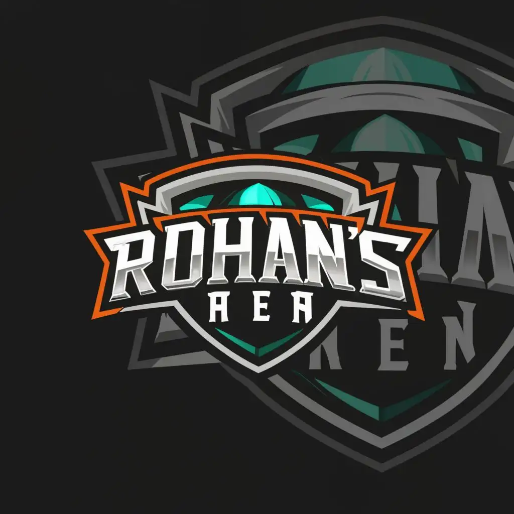 a logo design,with the text "Rohan's Arena", main symbol:Rohan's Arena,Minimalistic,clear background