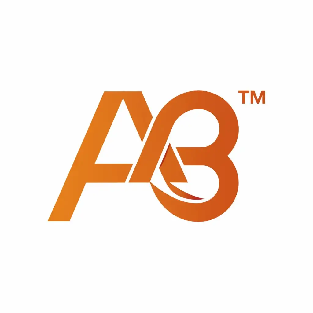 a logo design,with the text "AB", main symbol:Alpha bussin,Minimalistic,be used in Retail industry,clear background