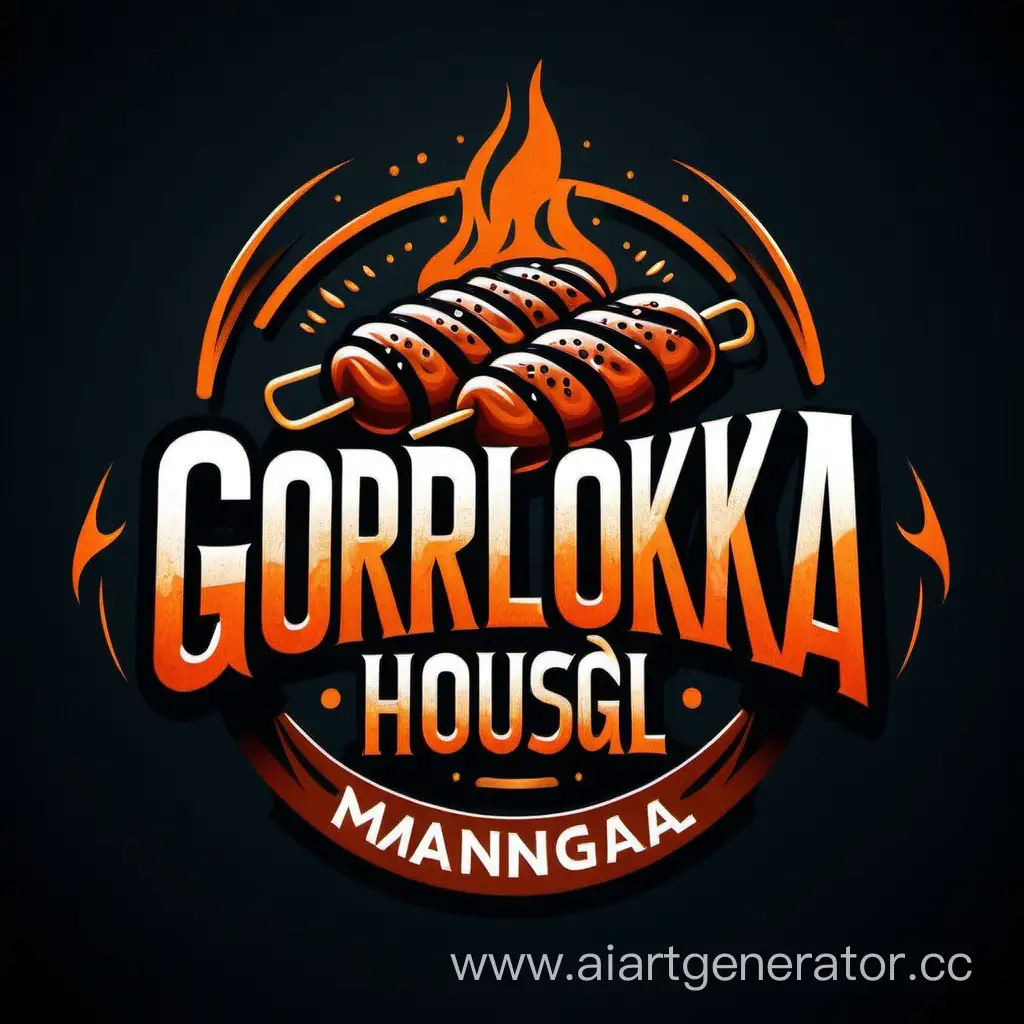 Логотип для магазина мангалов чтоб было название Gorlovka Мангал House 