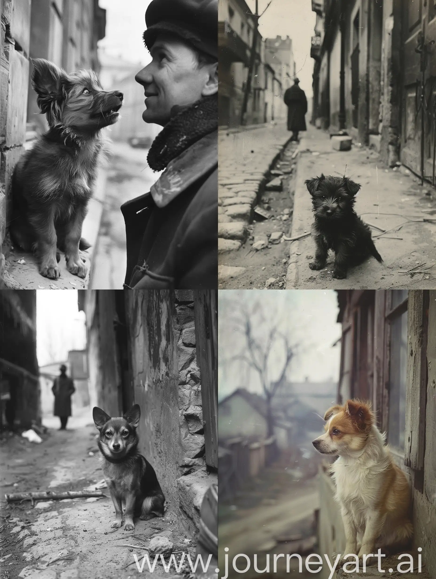 Собачка живет на окраине города в 1941 году