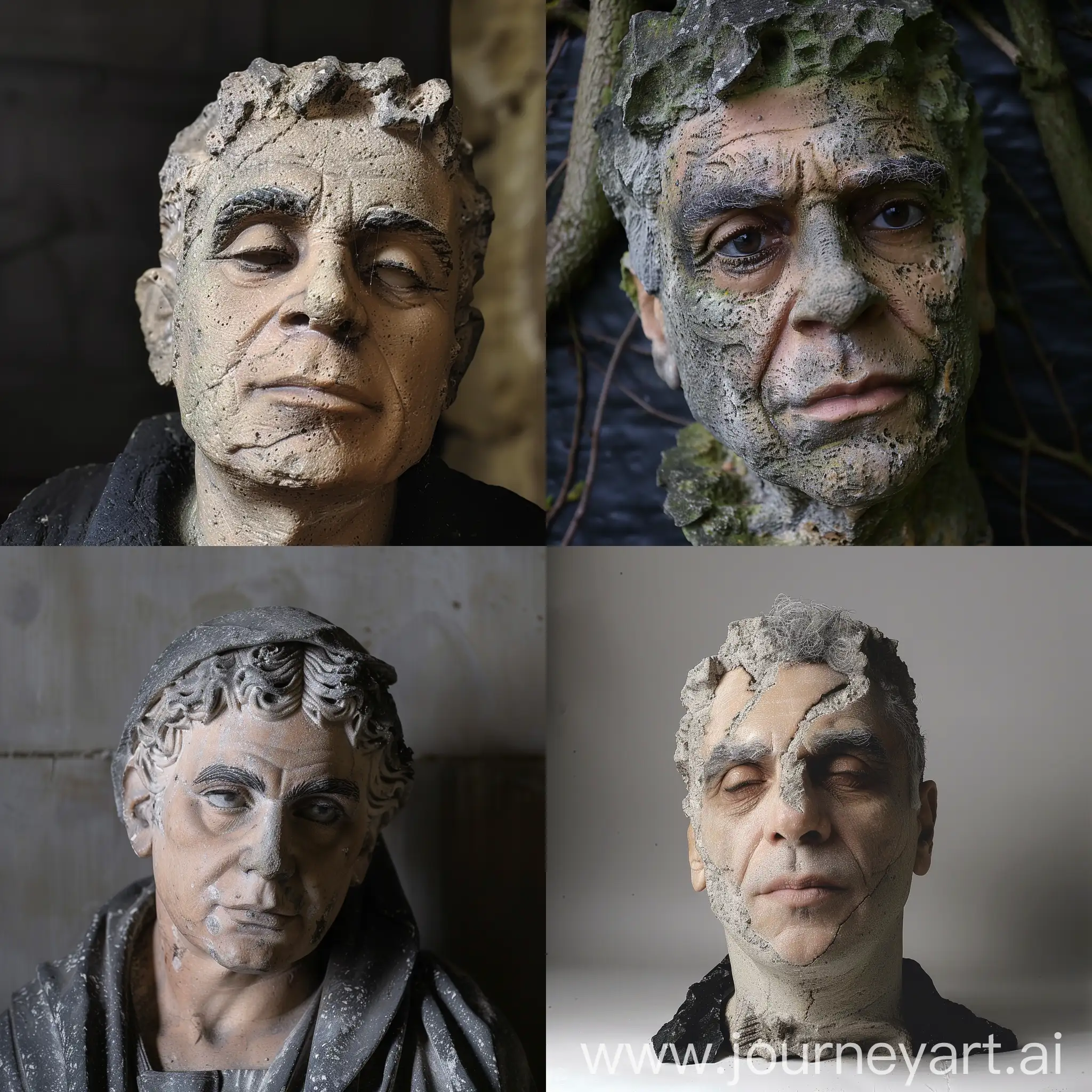Man-Transformed-into-Stone-Statue-Mysterious-Ancient-Art