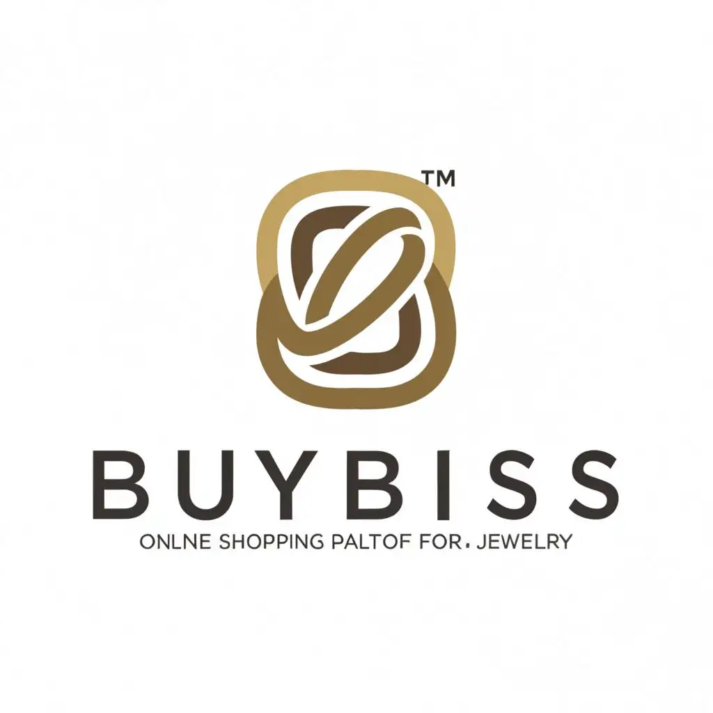 LOGO-Design-for-Buybliss-Online-Shopping-Jewelry-Brand-with-Elegant-Typography-and-Radiant-Gemstone-Symbol