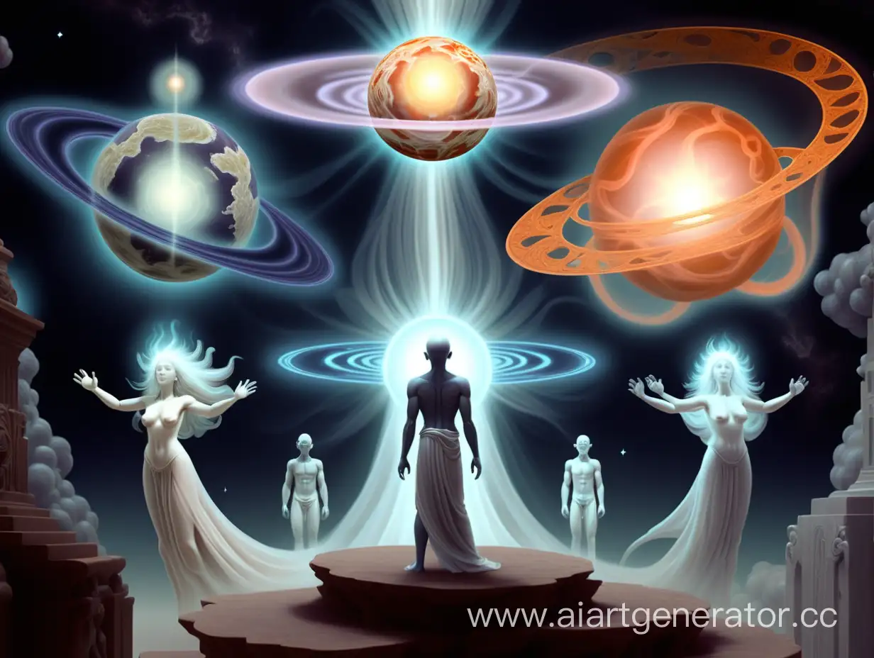 астральные сущности , астральные миры, астральные боги
