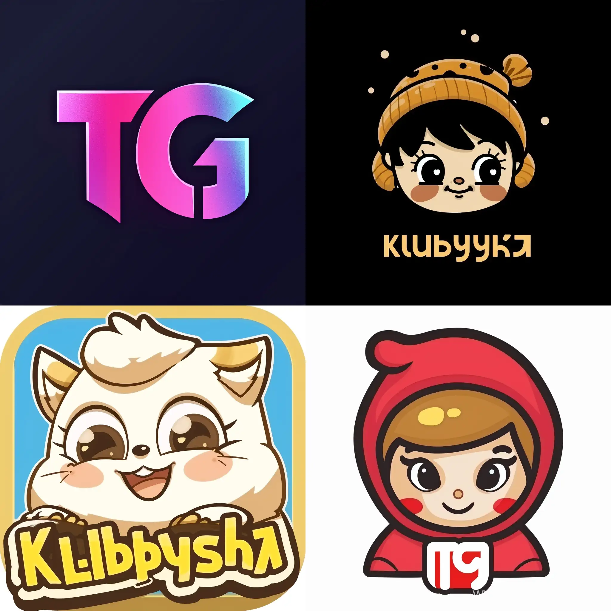 Vibrant-Logo-Design-for-Klubyshka-Telegram-Channel
