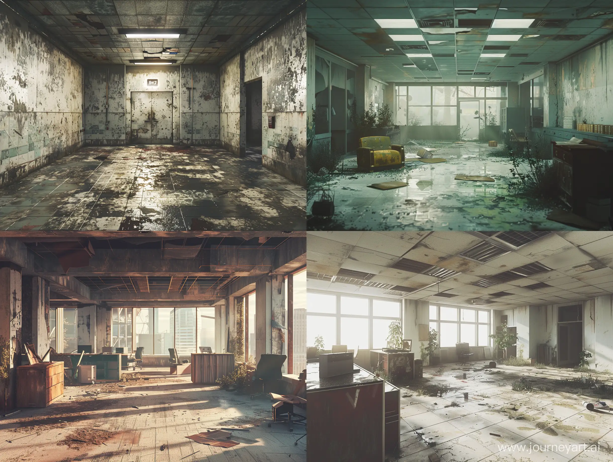 PostApocalyptic-Office-Exploration-Photorealistic-Brutalist-Architecture-in-Unreal-Engine