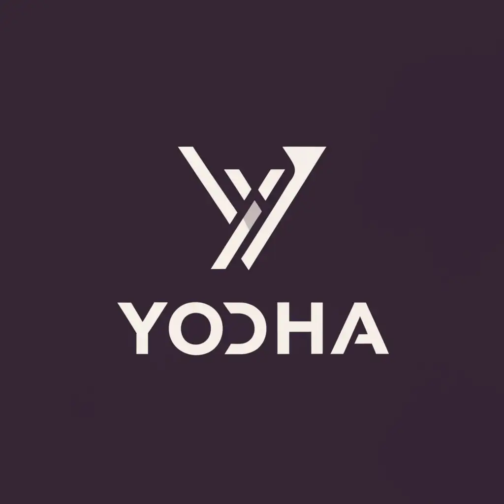 a logo design,with the text "Yodha", main symbol:Y,Moderate,be used in Technology industry,clear background