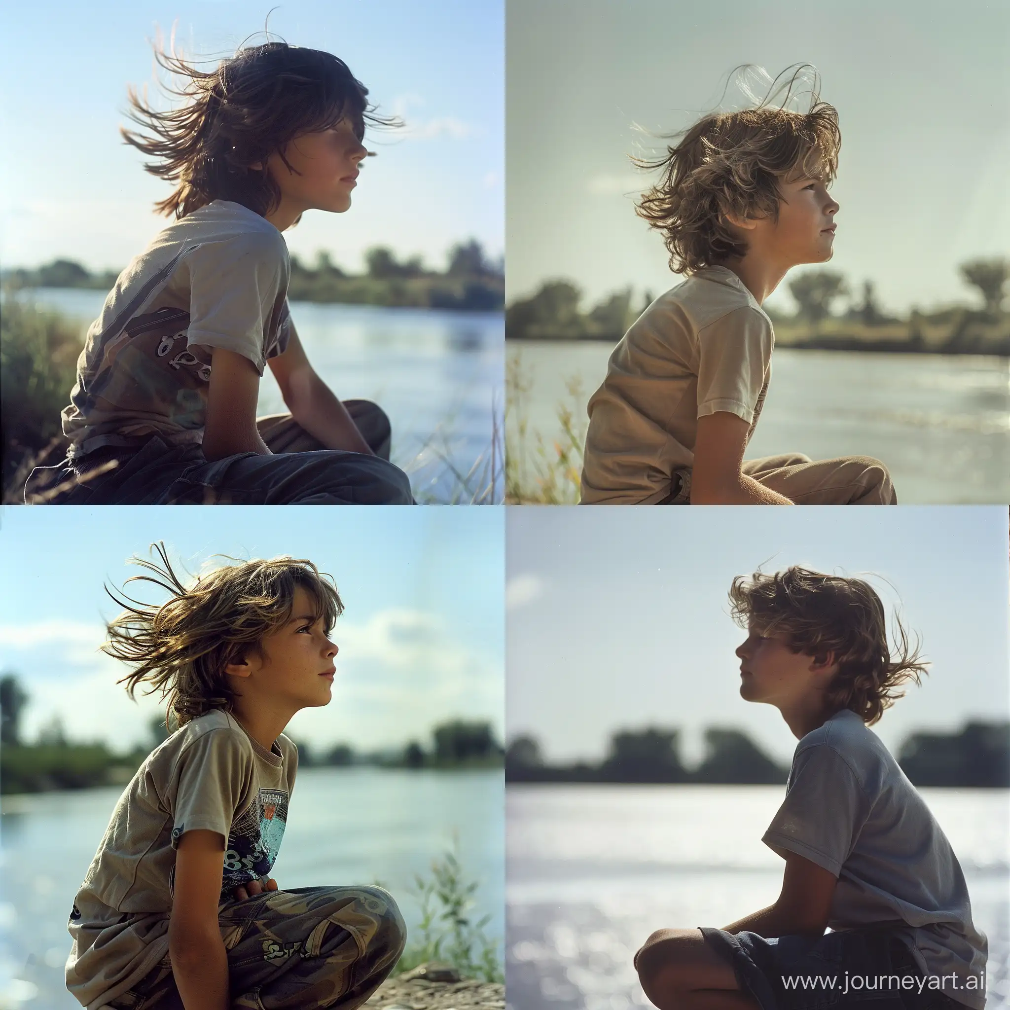Adventurous-Boy-by-the-Riverside-Profile-of-a-12YearOld-Enjoying-a-Bright-Day
