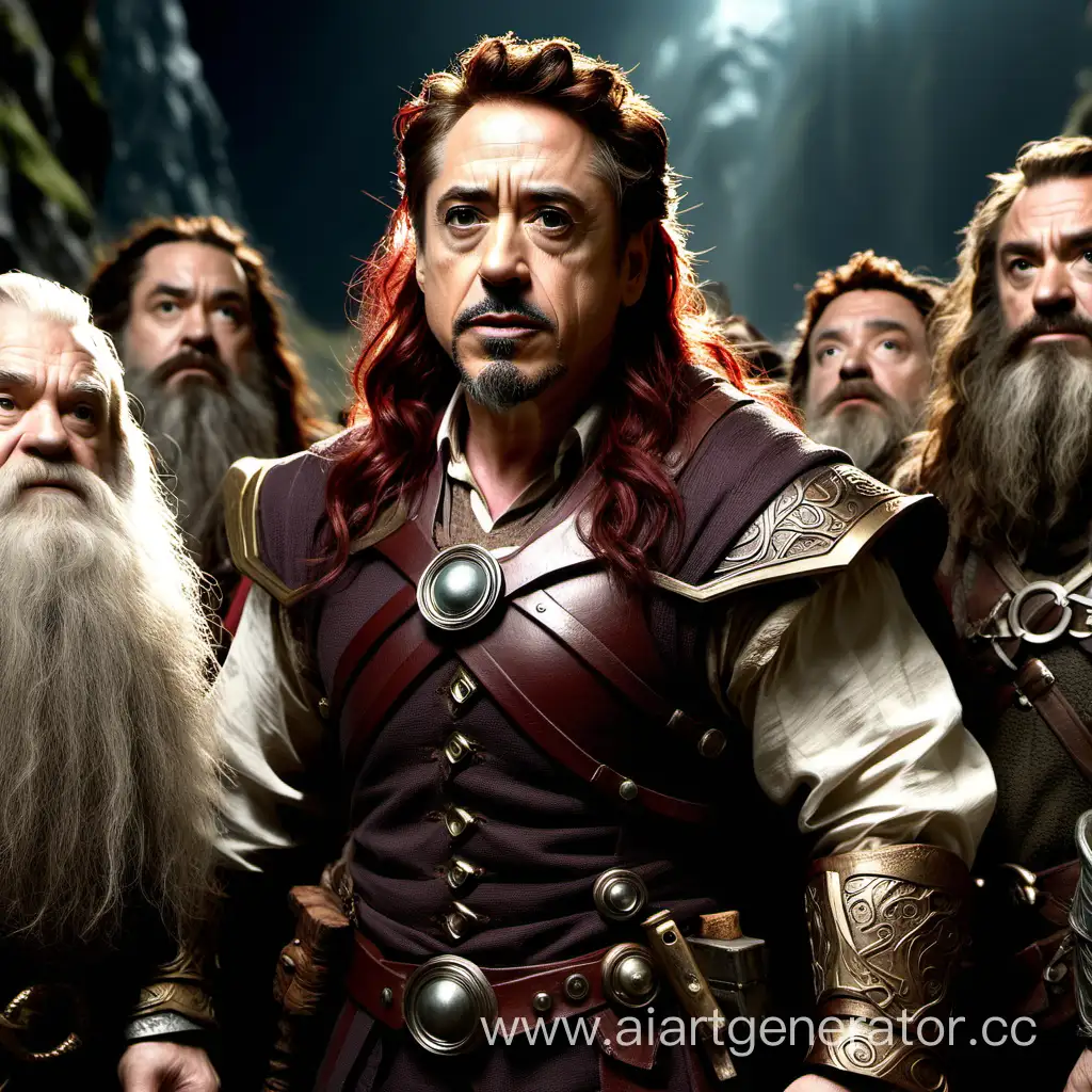 Robert-Downey-Jr-Explores-Erebor-with-Dwarves