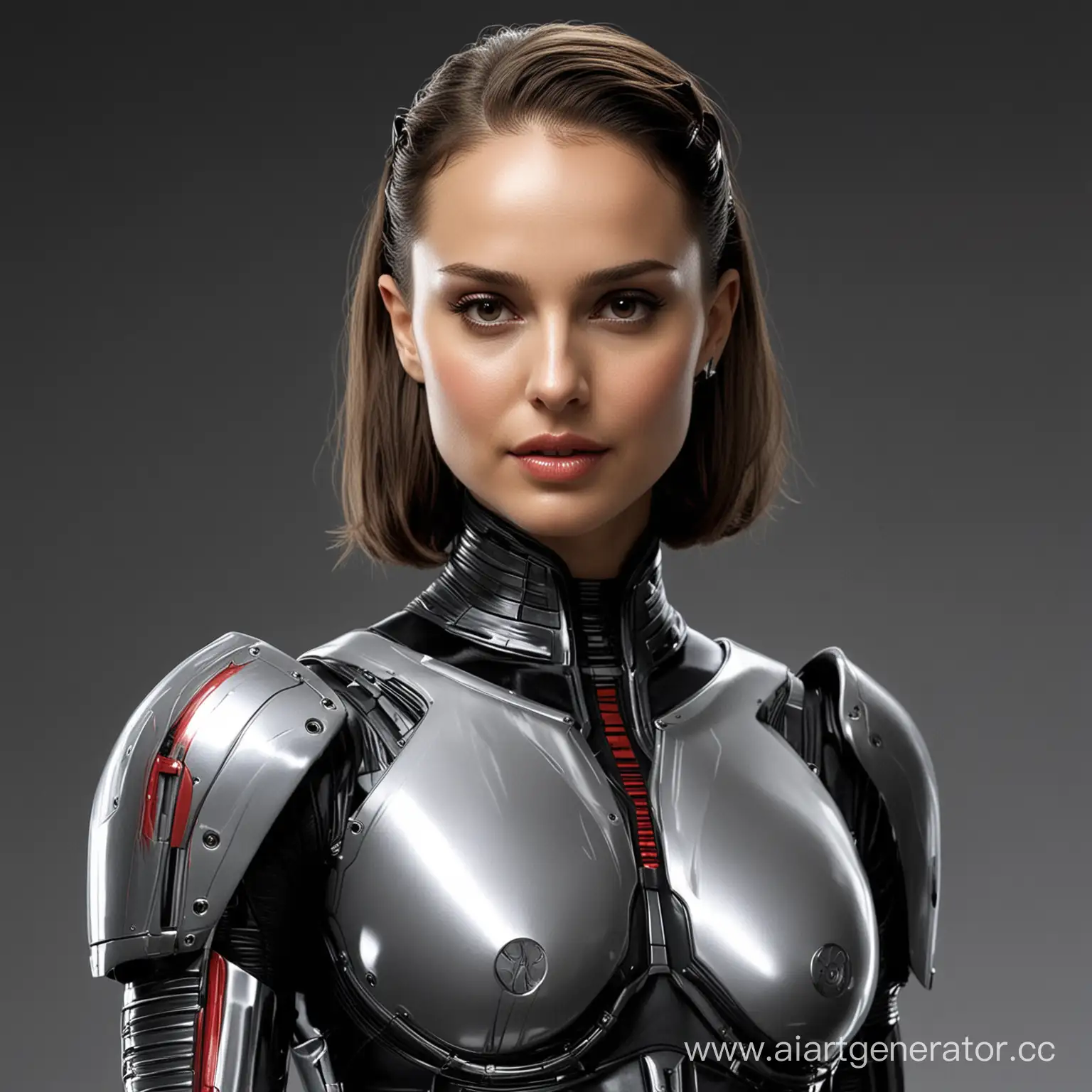 Natalie-Portman-Poses-as-a-Futuristic-Latex-Cylon