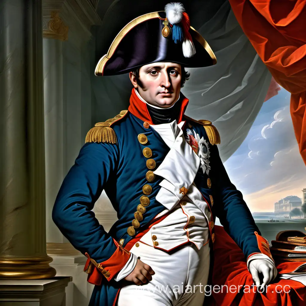 Napoleon-Bonaparte-Portrait-Splendid-Illustration-in-Uniform